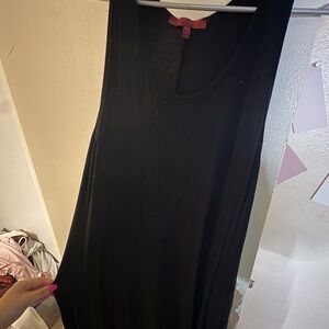 Chic Black Sleeveless Maxi Dress